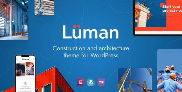 Luman v1.5.1 - Construction WordPress Theme
