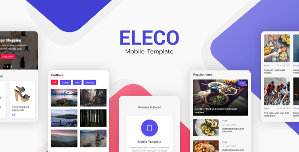 Eleco v1.0 - Mobile Template