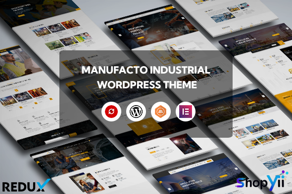 Manufacto v2.4 - Factory WordPress Theme