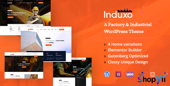 Induxo v1.7.2 - Industry WordPress Theme