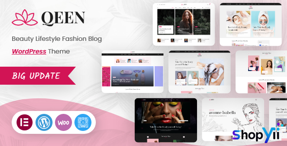 Qeen v1.1 - Fashion Lifestyle Blog WordPress Theme