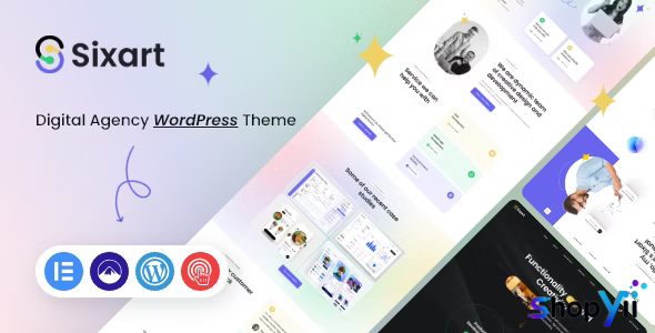 Sixart v1.0.0 - Digital Agency WordPress Theme