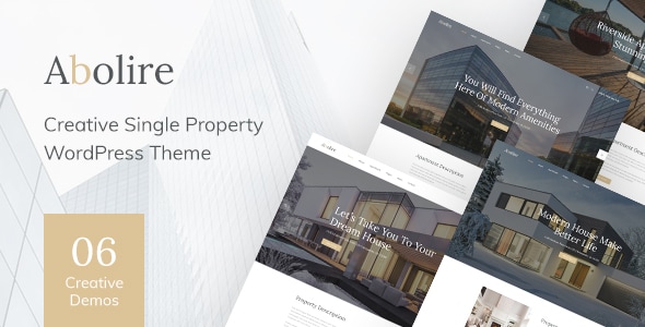 Abolire v1.0.17 - Single Property WordPress Theme