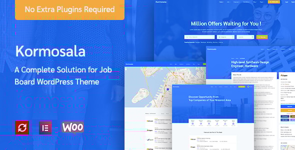 Kormosala v1.0.54 – Job Board WordPress Theme