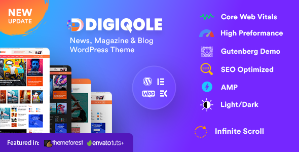 Digiqole v1.3.0 - News Magazine WordPress Theme