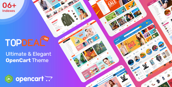 TopDeal v1.0.7 - MarketPlace | Multi Vendor Responsive OpenCart 3 & 2.3 Theme with Mobile-Specific Layouts