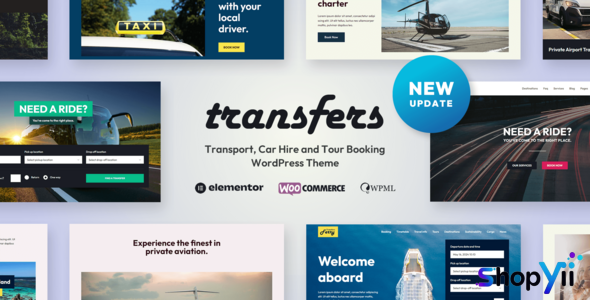 Transfers v1.41 - Transport and Car Hire WordPress Theme