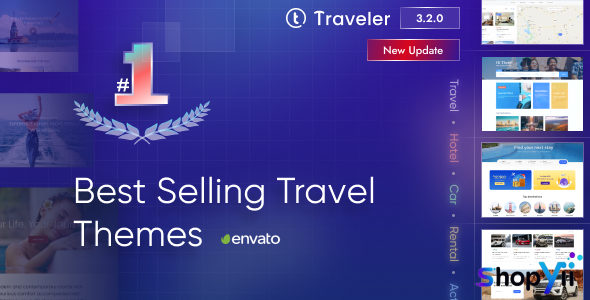 Traveler v2.9.6 - Travel Booking WordPress Theme