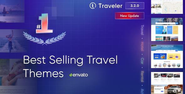 Traveler v2.8.2 - Travel Booking WordPress Theme