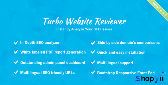 Turbo Website Reviewer v2.1 - In-depth SEO Analysis Tool - nulled