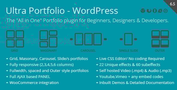 Ultra Portfolio v5.1 - WordPress