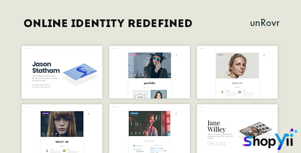 unRovr v1.2.0 - Animated vCard & Resume WordPress Theme