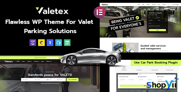 Valetex v1.3 - Valet & Parking Services WordPress Theme