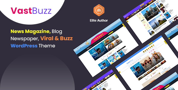 Vast Buzz v1.1.4 - Viral Magazine WordPress Theme