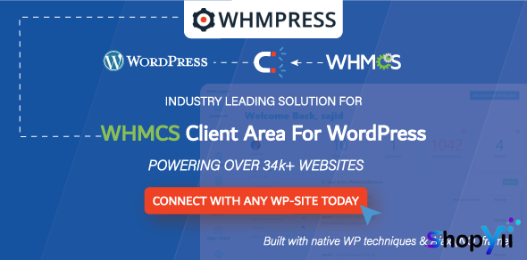 WHMCS Client Area for WordPress by WHMpress v3.5
