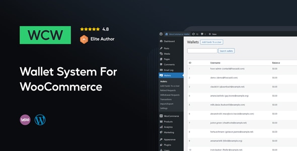 WooCommerce Wallet v2.6.2