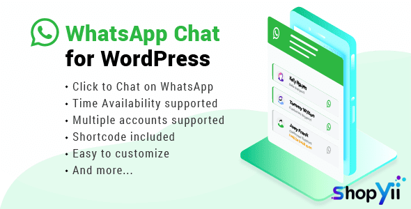 WhatsApp Chat WordPress 3.7.1