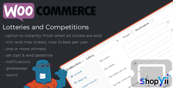 WooCommerce Lottery v1.1.22 - Prizes and Lotteries
