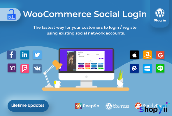 WooCommerce Social Login v2.2.1 - WordPress plugin