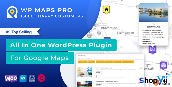 Advanced Google Maps Plugin for WordPress v5.1.8