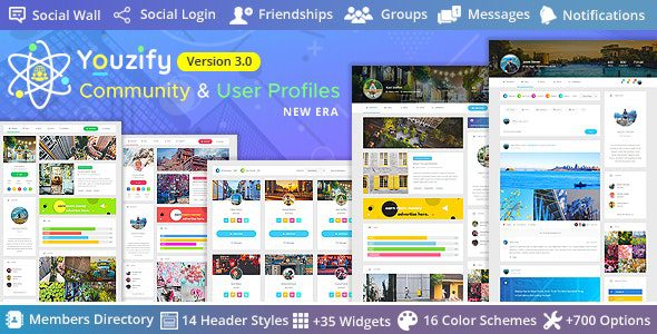 Youzify 3.5.8 – BuddyPress Community & WordPress User Profile Plugin