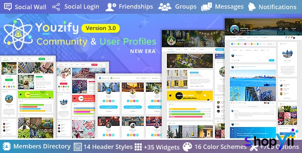 Youzer v2.4.1 + Addons
