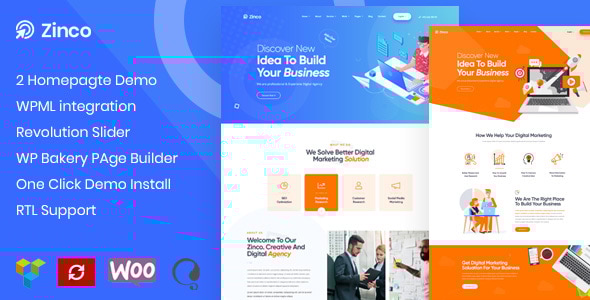 Zinco v1.1.3 - Digital Marketing Agency WordPress Theme