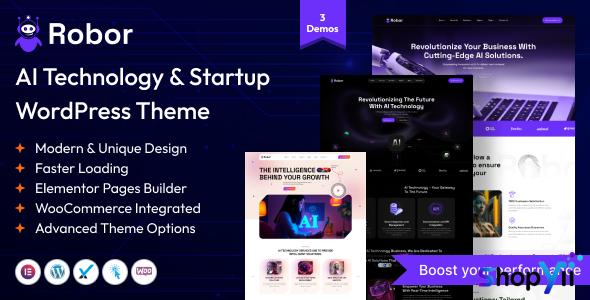 Robor v1.0.0 – AI and Automation Integration WordPress Theme