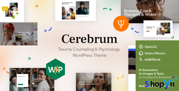 Cerebrum v1.12 - Trauma Counseling & Psychology WordPress Theme