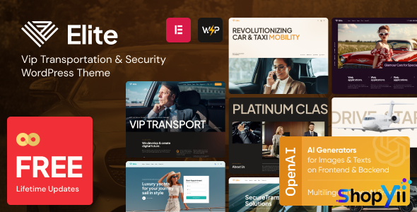 Elite v1.0 - Vip Transportation & Security WordPress Theme