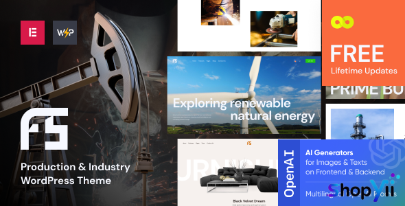 Fuse v1.0 - Production & Industry WordPress Theme