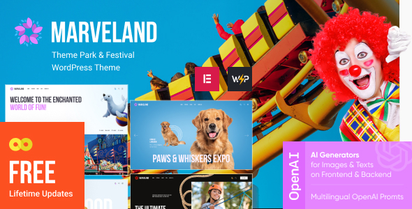 Marveland v1.3 - Theme Park & Festival WordPress Theme