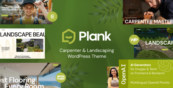 Plank v1.0 - Carpenter & Landscaping WordPress Theme