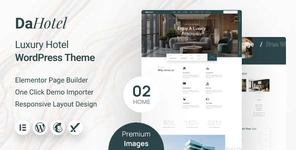 Dahotel v1.0 - Luxury Hotel WordPress Theme