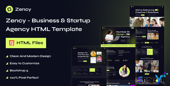 Zency - Business Agency & Startup HTML Template