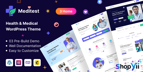 Meditest v1.1.6 - Health Medical & Hospital WordPress Theme