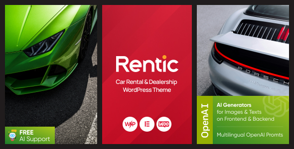 Rentic v1.0 - Car Rental & Dealership WordPress Theme
