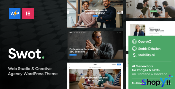 Swot v1.6 - Digital Agency Business & Corporate WordPress Theme