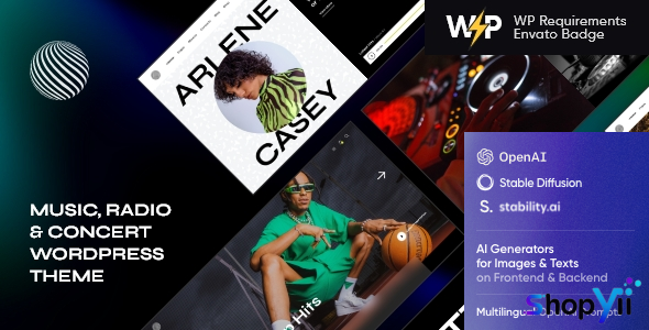 Verse v1.7 - Music, Radio & Concert WordPress Theme