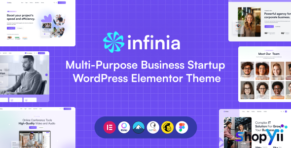 Infinia v1.0 - Multipurpose Business Startup WordPress Elementor Theme