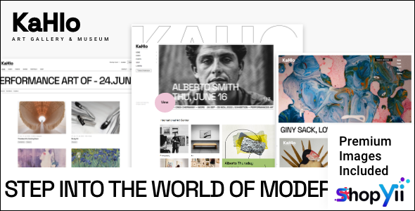 Kahlo v1.2 - Art Gallery and Museum Theme