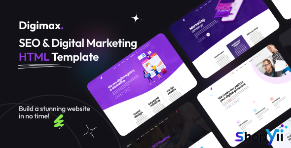 Digimax - SEO & Digital Marketing Agency Template