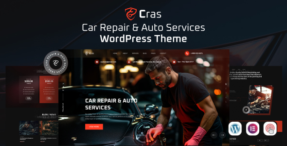 Cras v1.0.7 - Car Repair & Auto Services WordPress Theme