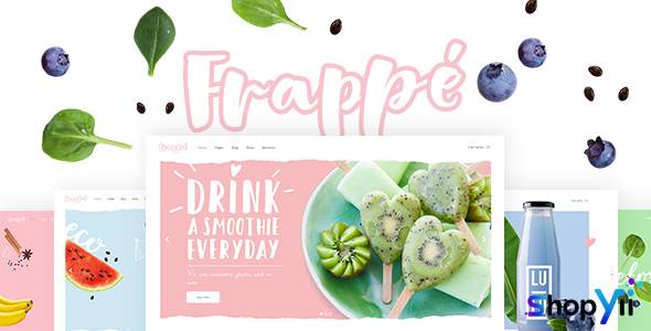 Frappé v1.8 - Smoothie, Juice Bar and Organic Food Theme