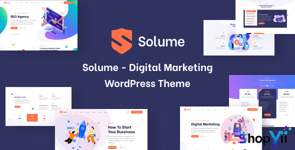 Solume v1.1.0 - Digital Marketing WordPress Theme