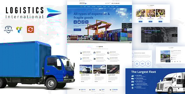 Logistics wordpress theme v3.2
