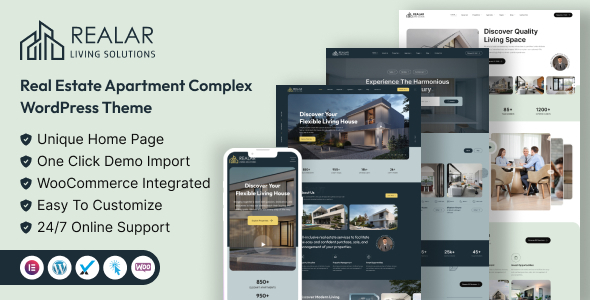 Realar v2.0.0 - Real Estate WordPress Theme