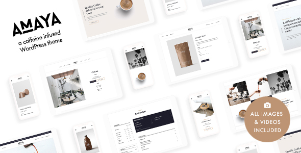 Amaya v2.20 - Coffee Shop WordPress Theme
