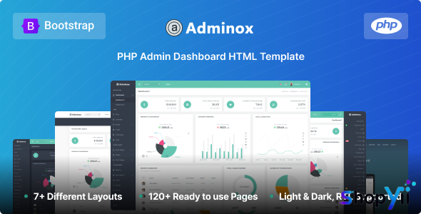 Adminox - PHP Admin & Dashboard Template