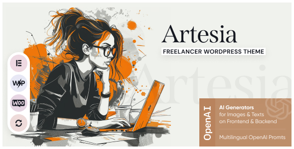 Artesia v1.16 - WordPress Theme for Creatives